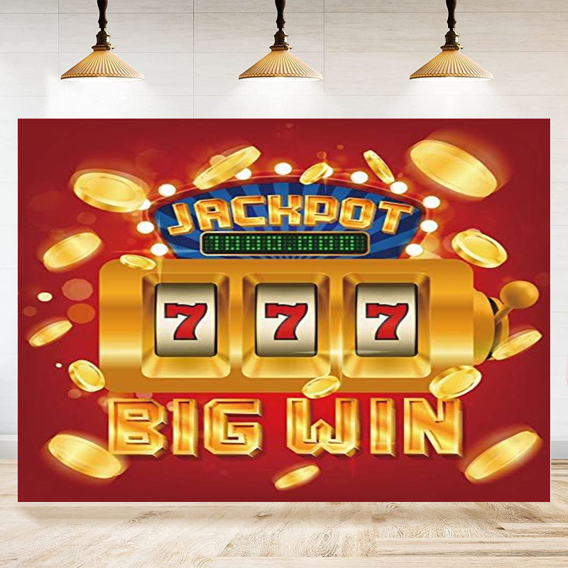 Photography Winner - Photography Backdrop Slot Machine Jackpot 777