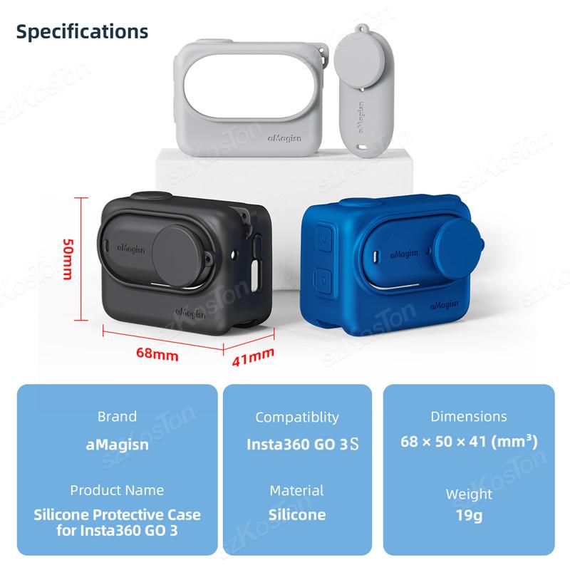 Silicone Protective Case For I - Insta360 Camera Go 3 review and price