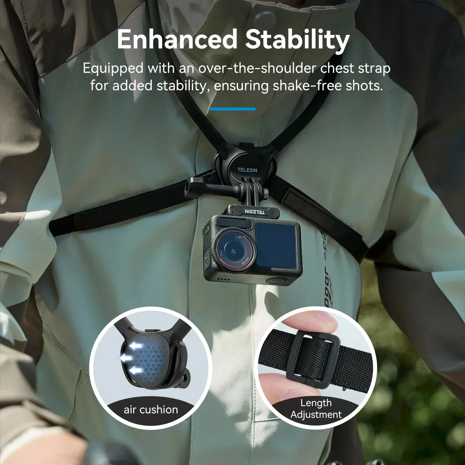 TELESIN Silicone Neck Mount fo - Insta360 Camera Go 3 review and price